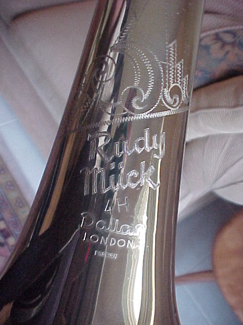No.603 Rudy Muck B Flat tenor trombone, model 4-H